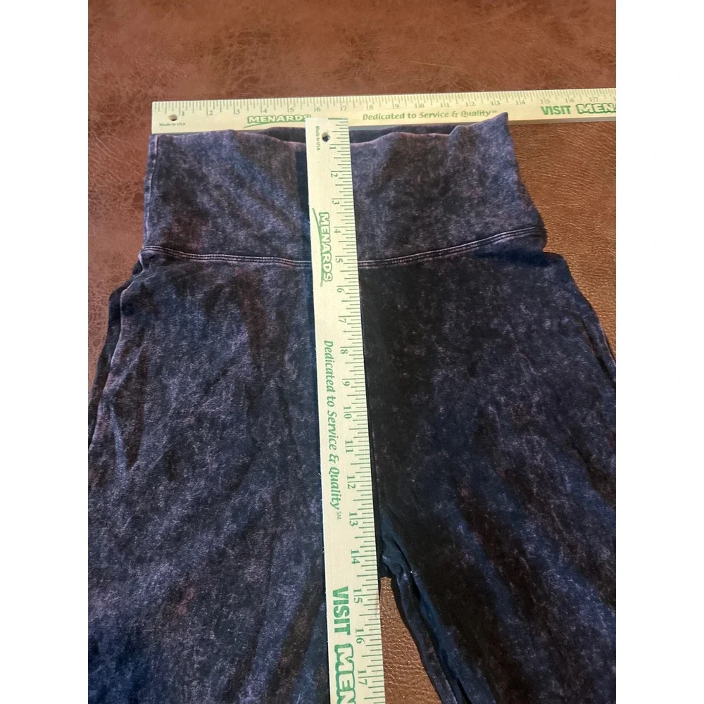 ZENANA SIGNATURE Women's pink  Acid Wash‎ Leggings Pants Size L Cotton Spandex
